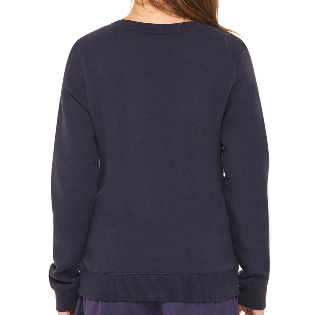 Champion Women's Script Crew Sweater - Navy