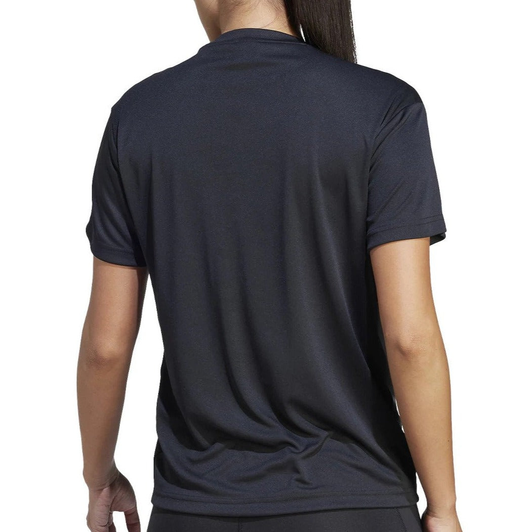 Adidas Women's Run It Brand Love Tee / T-Shirt / Tshirt - Black