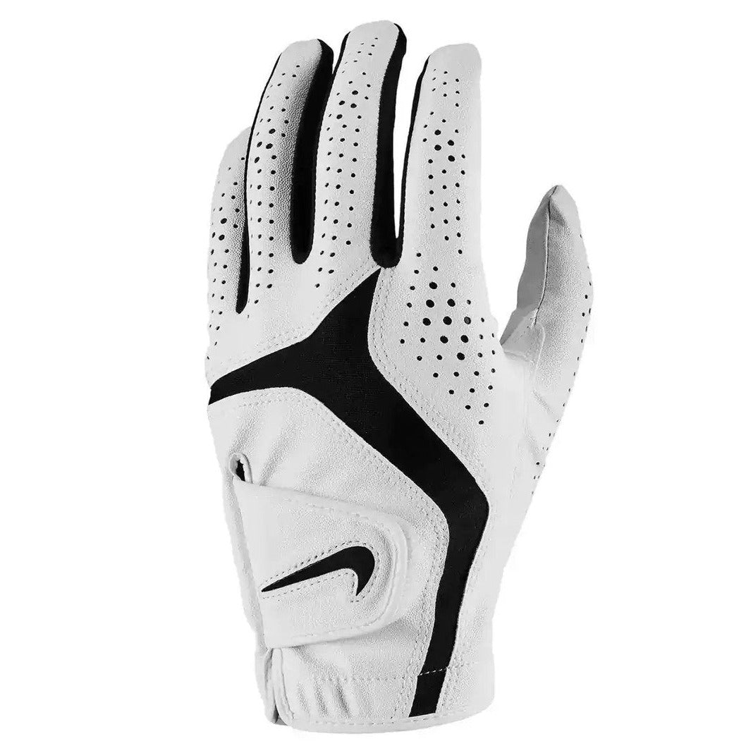 Nike Women's Dura Feel X Regular Golf Glove - Pearl/White LN.100.3539.284.LGL