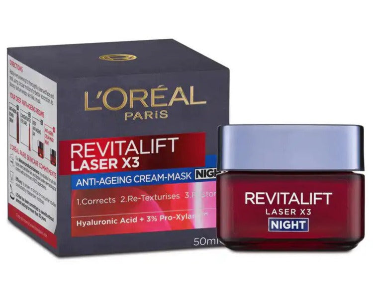 L'Oréal Revitalift Laser X3 Anti-Ageing Night Cream 50mL