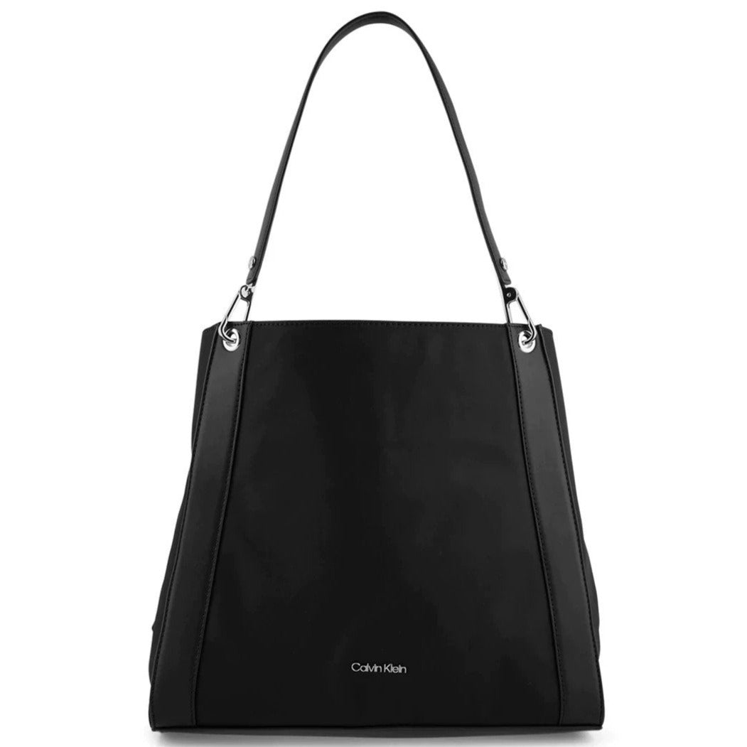 Calvin Klein Reyna Large Chic Nylon Tote Bag - Black