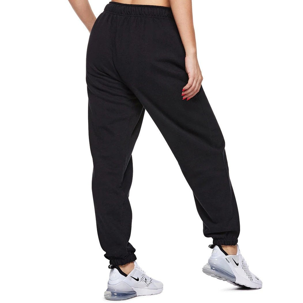 Nike Sportswear Women's Club Fleece Oversized Trackpants / Tracksuit Pants - Black/White