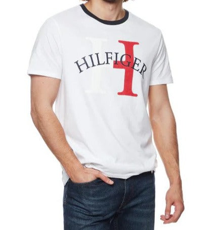 Tommy Hilfiger Men's Cornell Tee / T-Shirt / Tshirt - Bright White