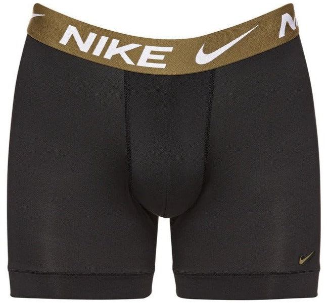 Nike Mens Dri-FIT Essential Micro Boxer Briefs 3-Pack - Black/Multi