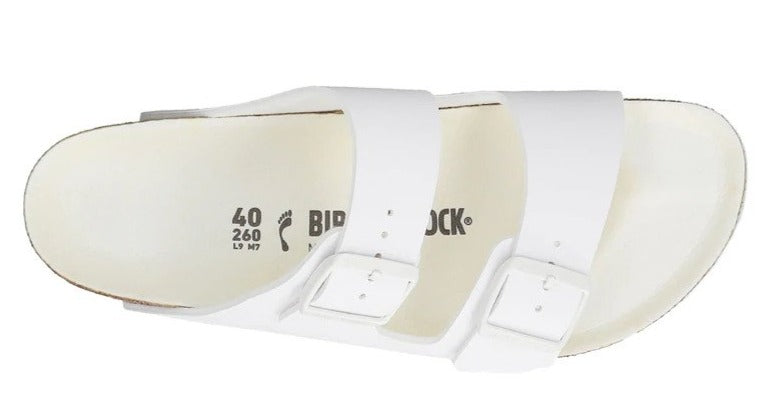 Birkenstock Unisex Arizona Regular Fit Sandals - Triple White
