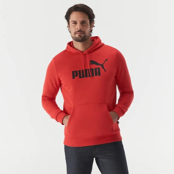 Puma Men's Essentials Big Logo Hoodie - High Risk Red