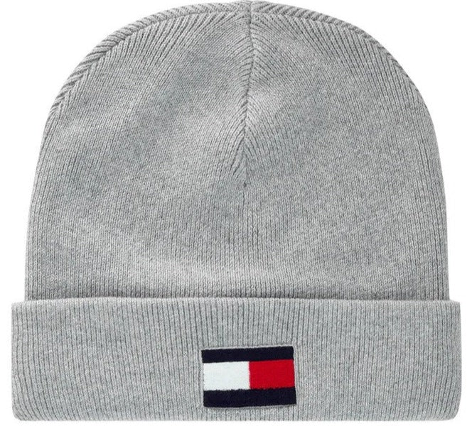 Tommy Hilfiger Hans Solid Beanie - Grey Heather