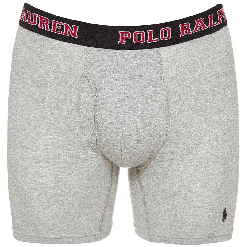 Polo Ralph Lauren Breathable Mesh Boxer Briefs 3-Pack - Red/Heather