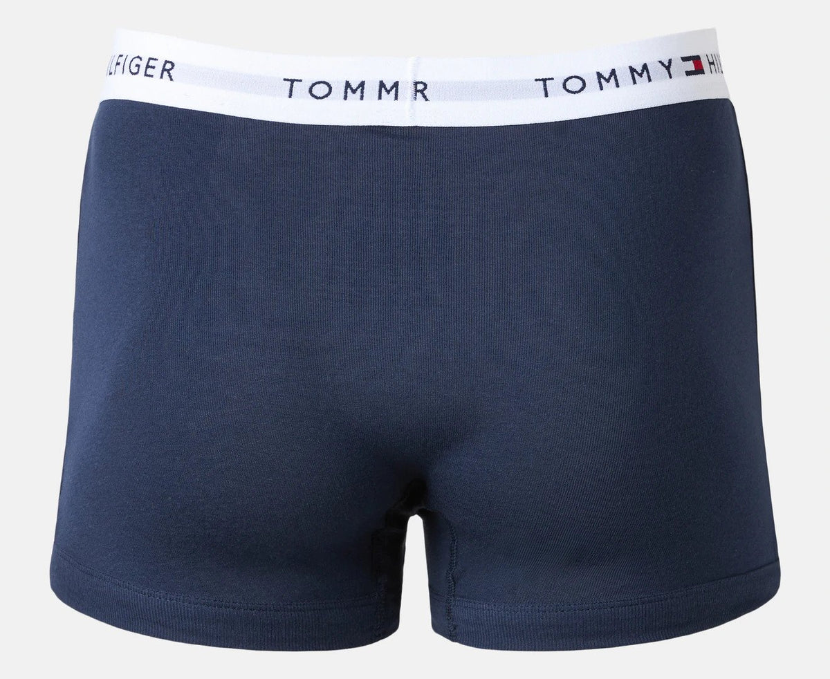 Tommy Hilfiger Men's Cotton Classics Trunks 3-Pack - Navy/Red/Grey
