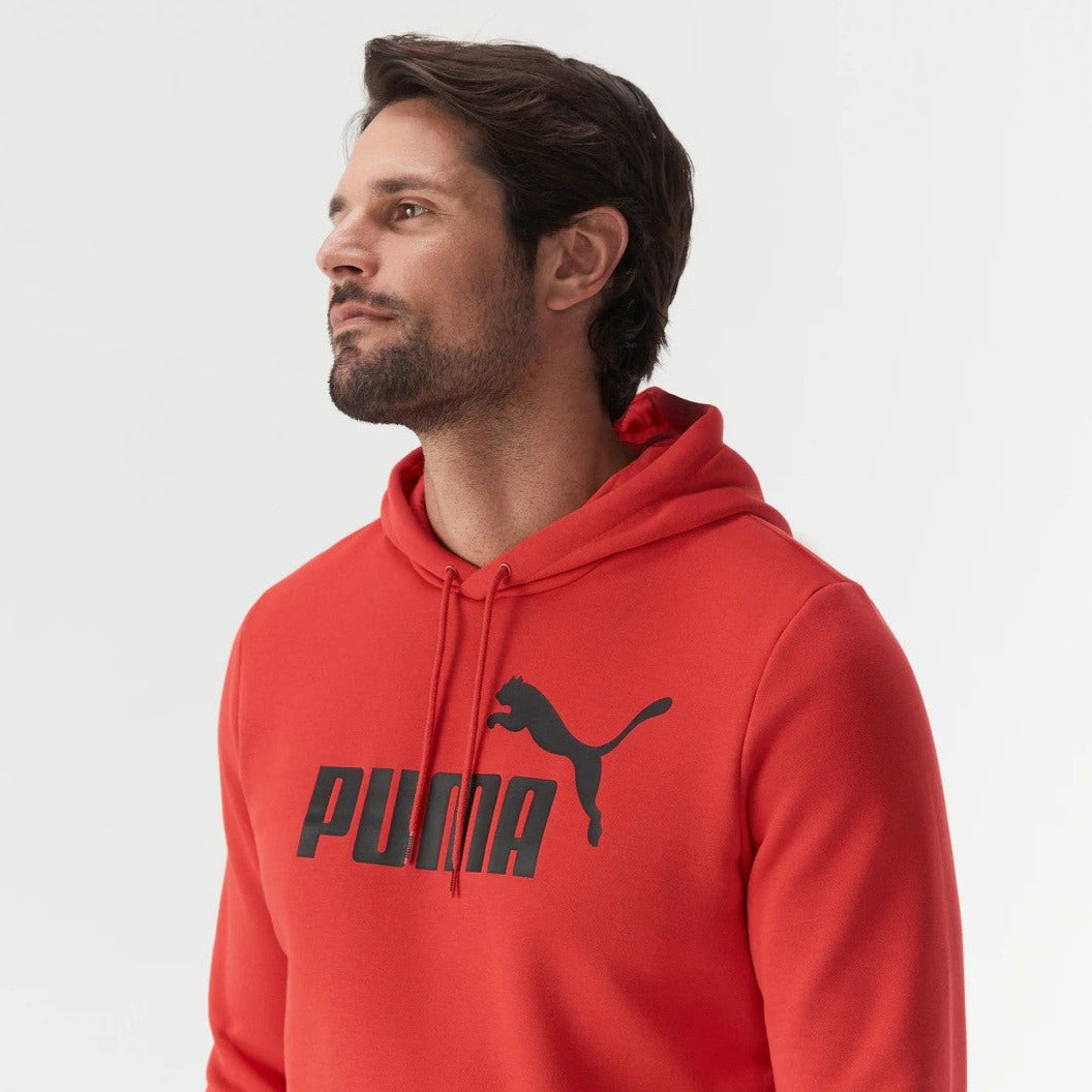 Puma Men's Essentials Big Logo Hoodie - High Risk Red