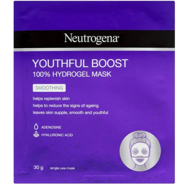 Neutrogena Youthful Boost Smoothing 100% Hydrogel Mask 30g