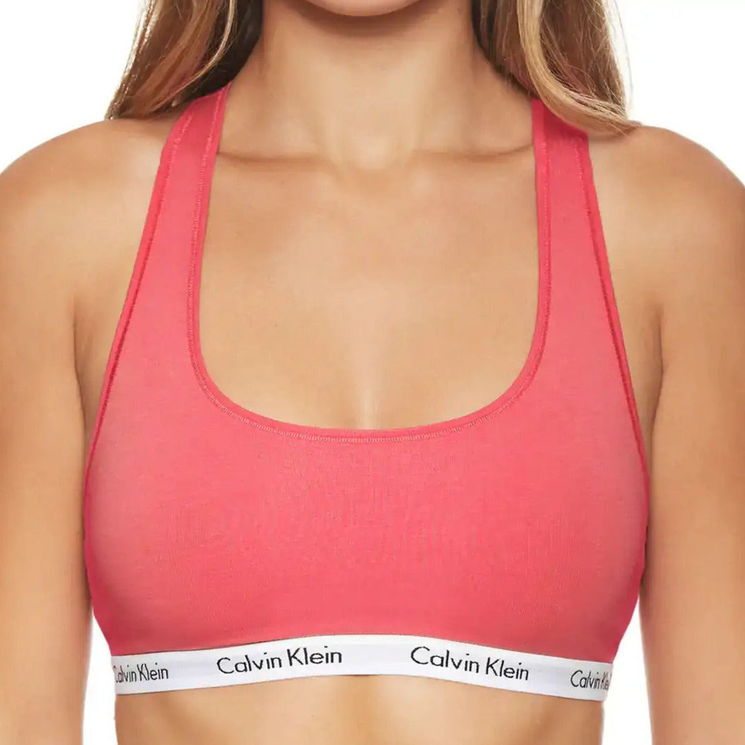 Calvin Klein Women's Carousel Unlined Bralette - Tea Rose