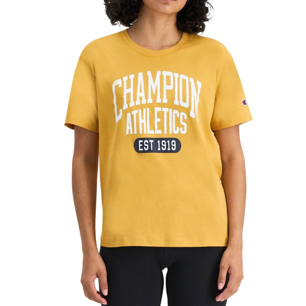 Champion Women's Sporty Tee / T-Shirt / Tshirt - Golden Glaze
