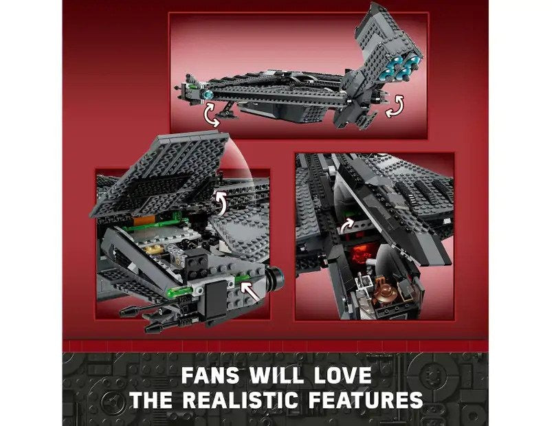 Lego Star Wars The Justifier Building Kit; Buildable Starship Toy For Kids Aged 9 And Over 75323