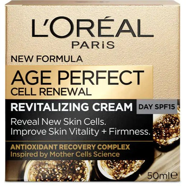 L'Oréal Age Perfect Cell Renewal Revitalising Day Cream SPF15 50mL