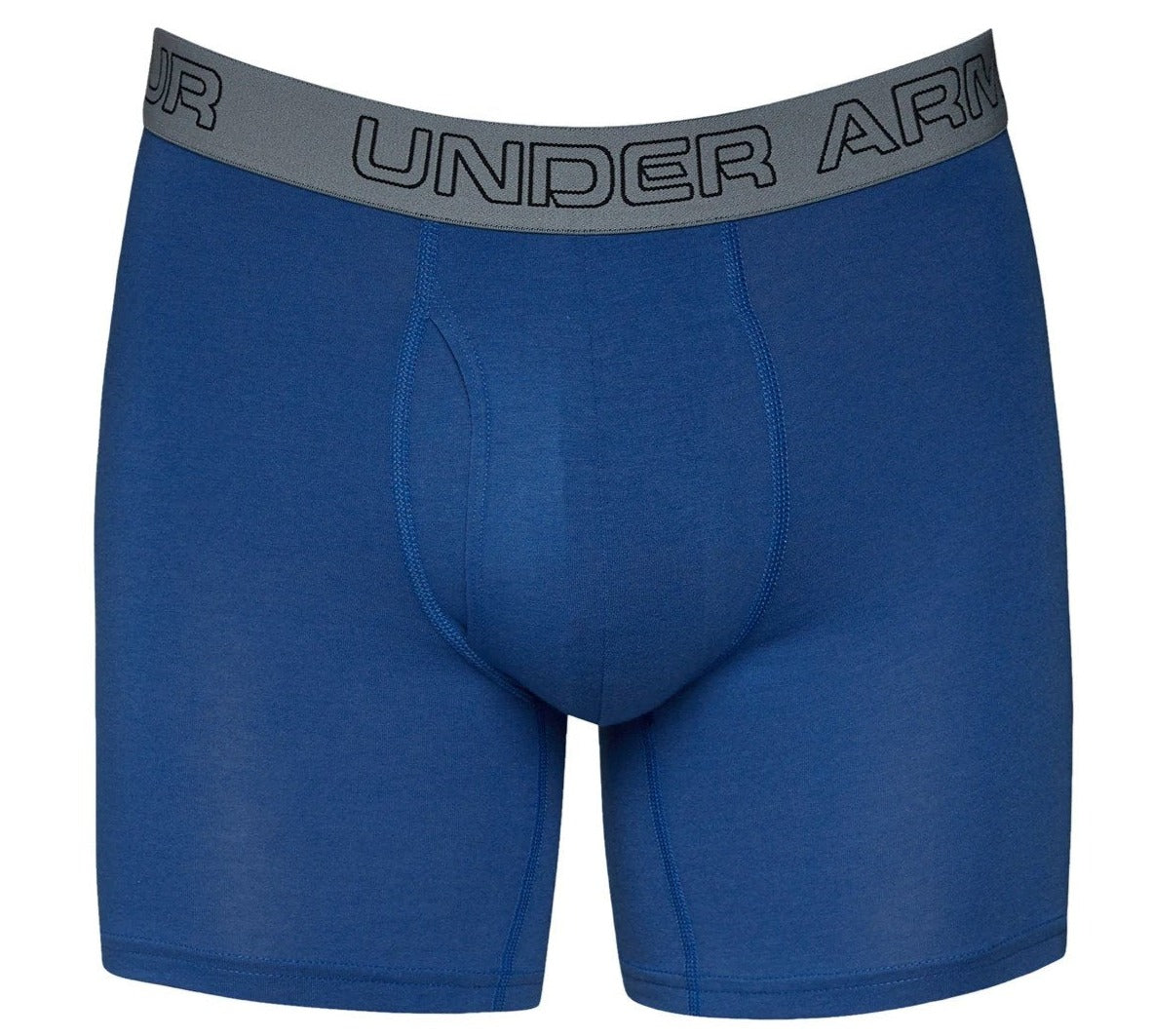 Under Armour Men's UA Charged Cotton 6" Boxerjocks 3-Pack - Tech Blue/Indigo/Steel