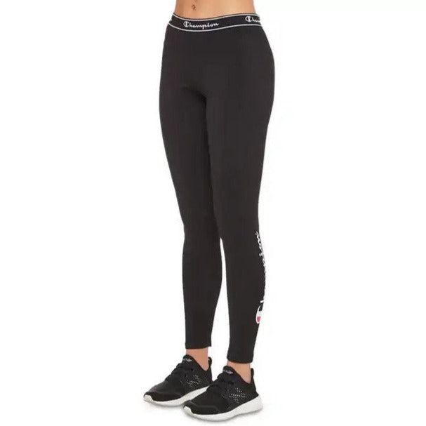 Champion Women's CH Script Tights / Leggings - Black