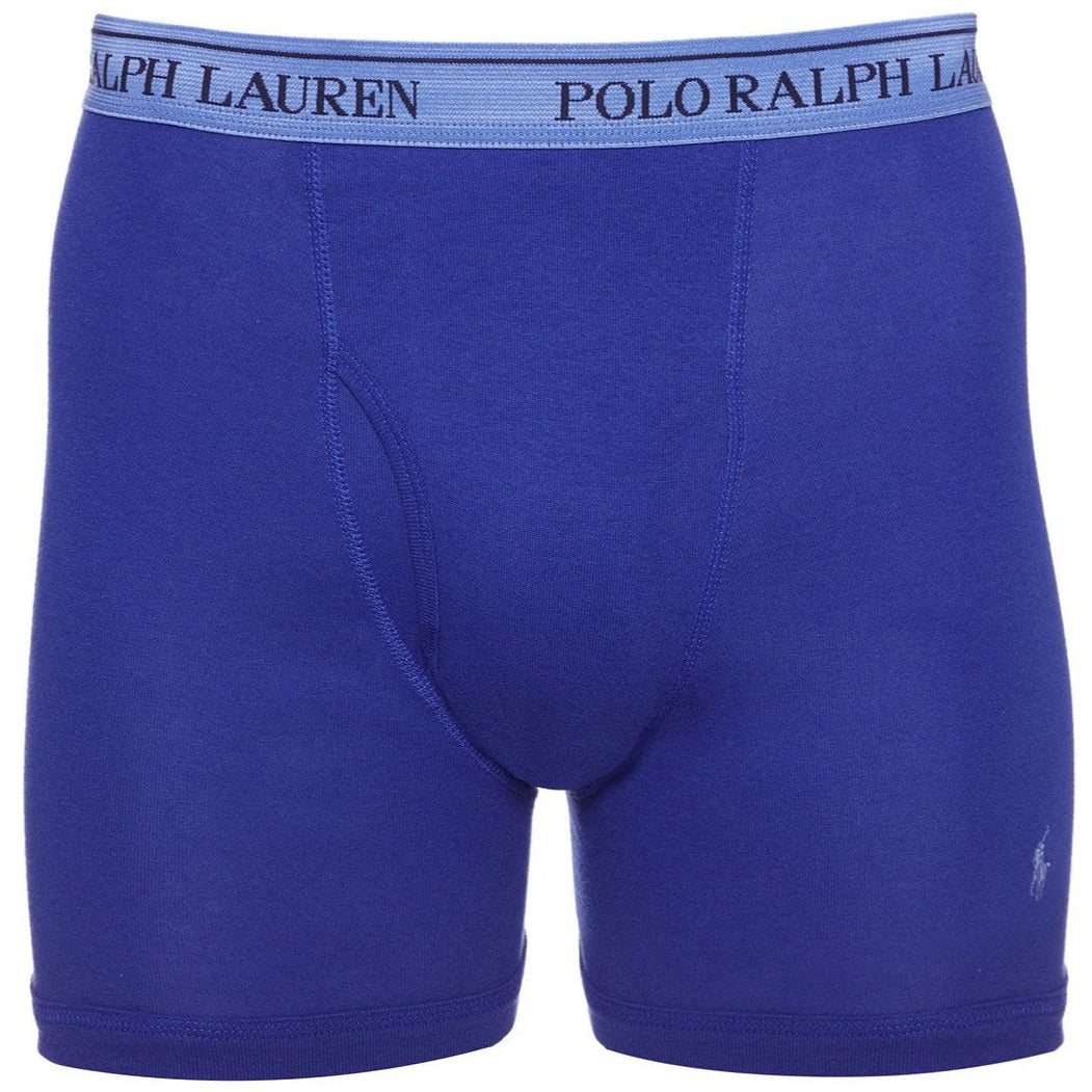 Polo Ralph Lauren Men's Classic Fit Boxer Briefs 3-Pack - Blue/Royal/Navy
