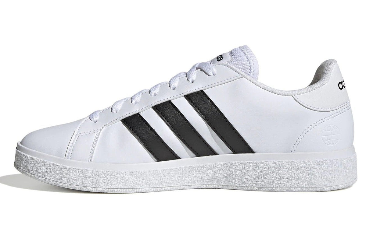 Adidas Men's Grand Court Base 2.0 Sneakers - Cloud White/Core Black