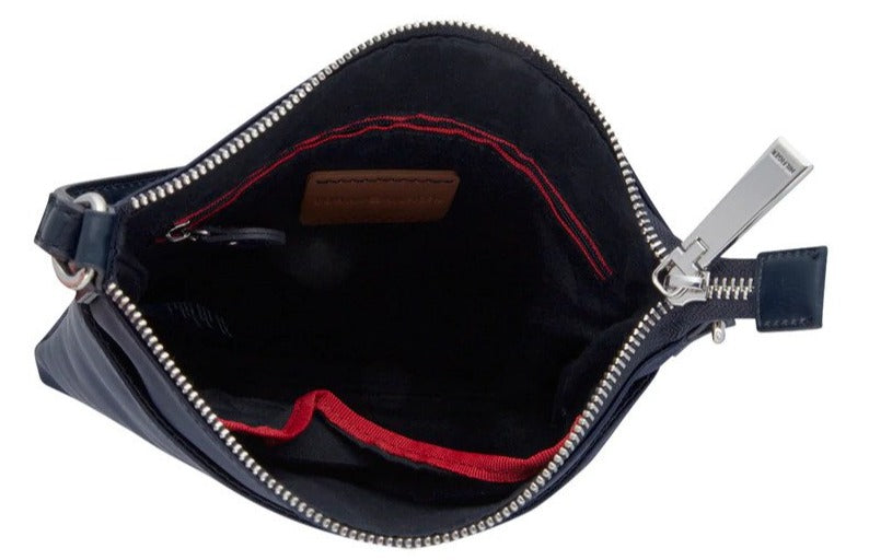 Tommy Hilfiger Julia Satin Nylon Crossbody - Tommy Navy