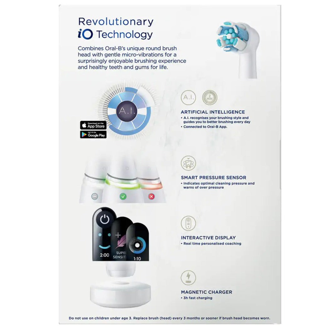 Oral-B iO 8 Series Electric Toothbrush - White