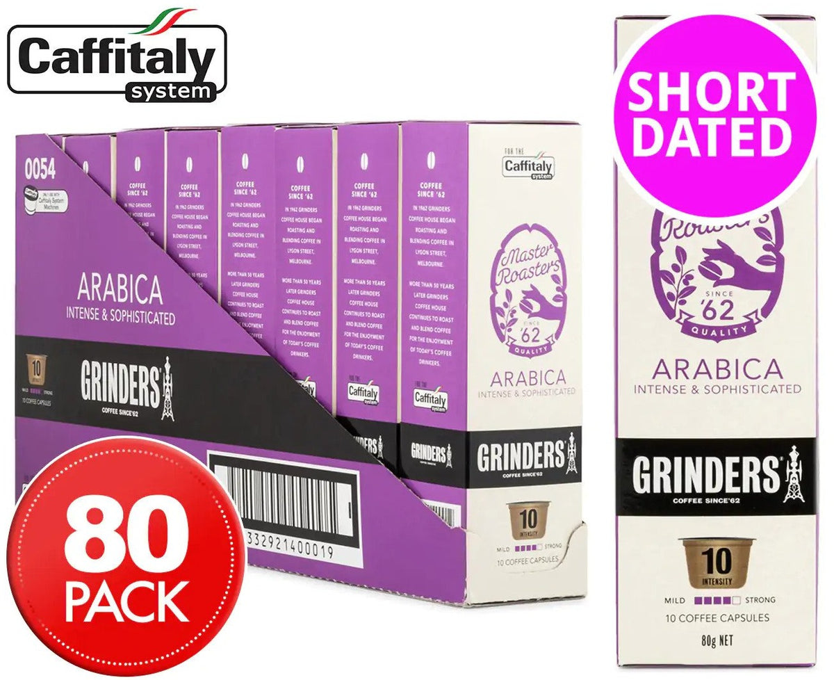 8 x Grinders Arabica Caffitaly Coffee Capsules 10pk