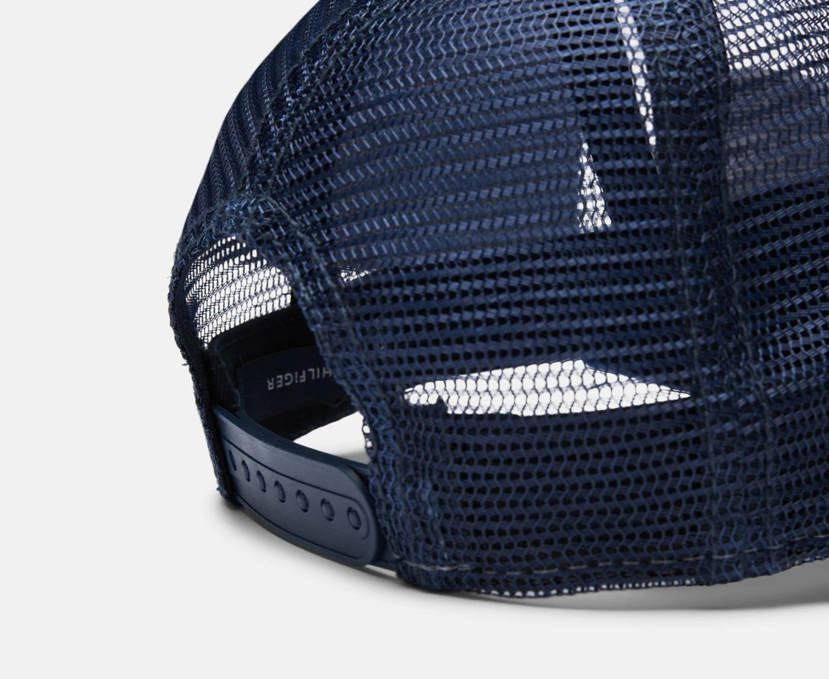 Tommy Hilfiger Ethan Trucker Cap - Bedrock Blue/White
