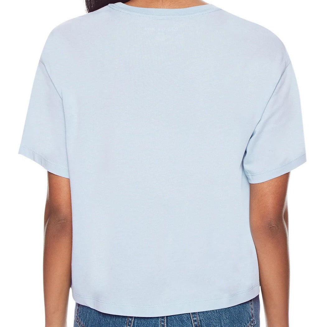 Calvin Klein Jeans Women's Logo Short Boyfriend Tee / T-Shirt / Tshirt - Breezy