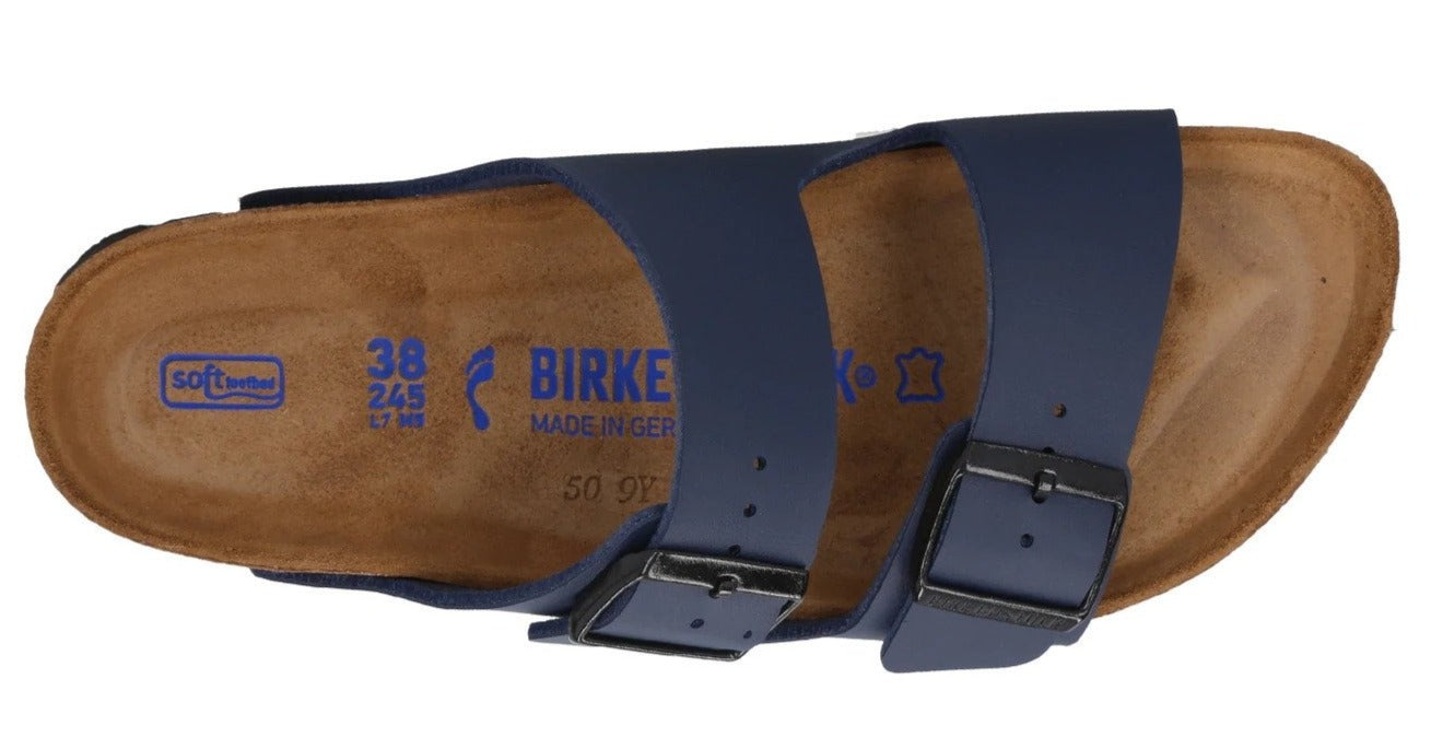 Birkenstock Unisex Arizona Narrow Fit Sandals - Blue