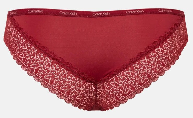 Calvin Klein Women's Flirty Brazilian Briefs - Red Carpet