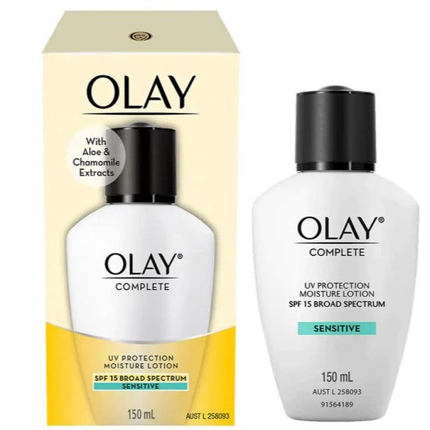 Olay Complete UV Protection Moisture Lotion Sensitive Skin 150mL