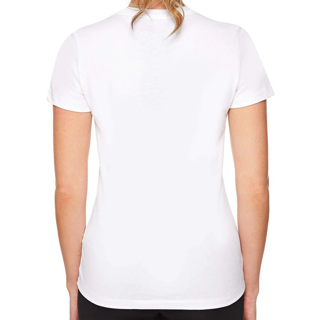 Nike Sportswear Women's Essential Icon Futura Tee / T-Shirt / Tshirt - White/Black