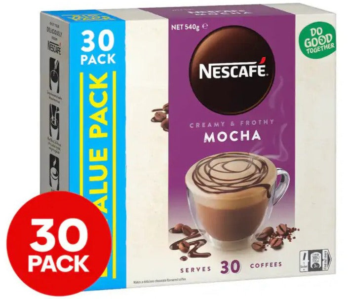 Nescafé Instant Coffee Sachets Mocha 30pk