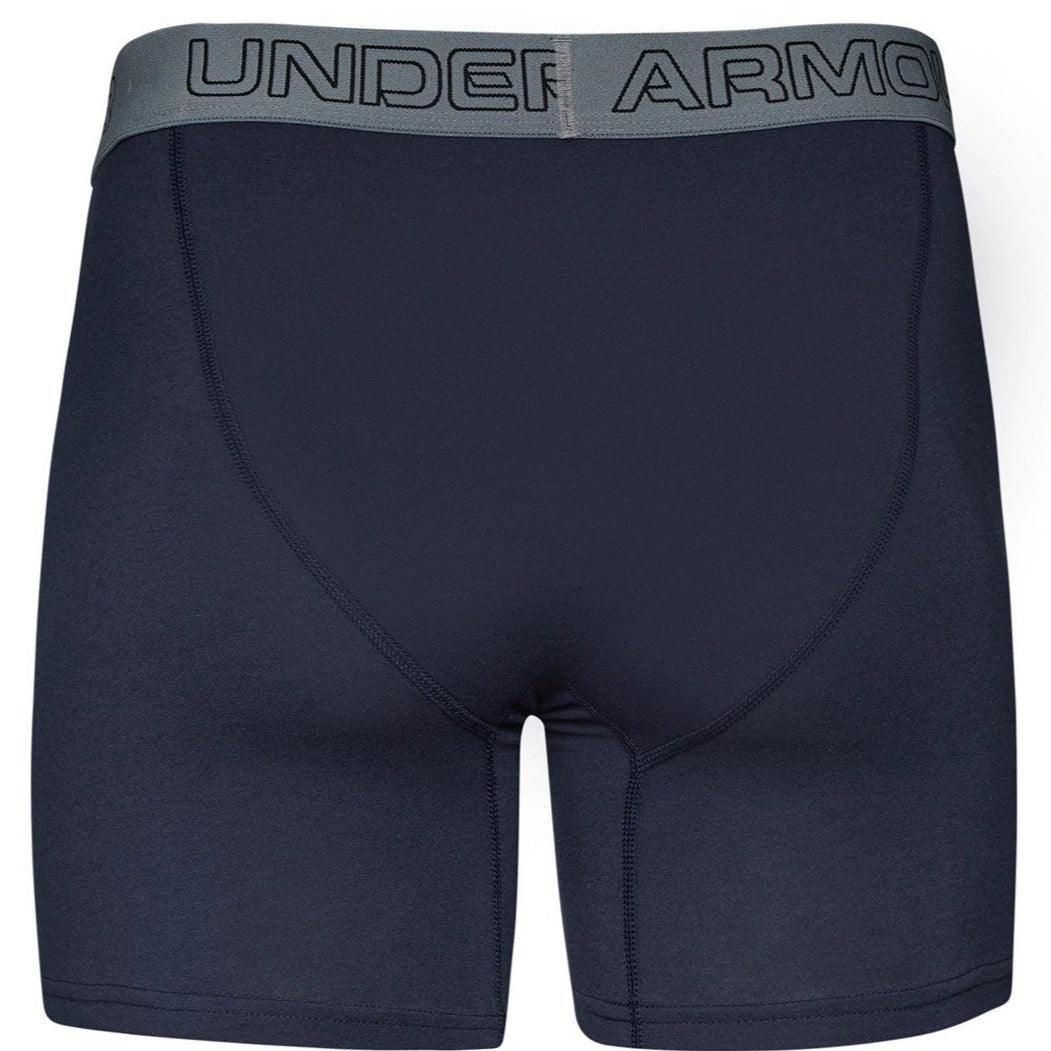 Under Armour Men's UA Charged Cotton 6" Boxerjocks 3-Pack - Artillery Green/Midnight Navy/Steel