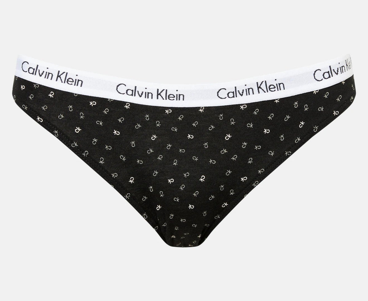 Calvin Klein Women's Carousel Bikini Briefs 5-Pack - Black/Nymph's Thigh/Tawny Port/Grey Heather/Confetti