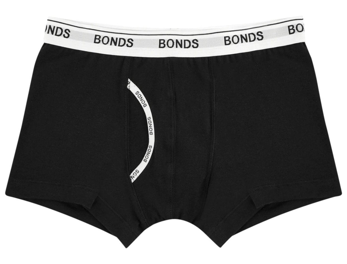 Bonds Boys' Guyfront Trunks 2-Pack - Black/Red