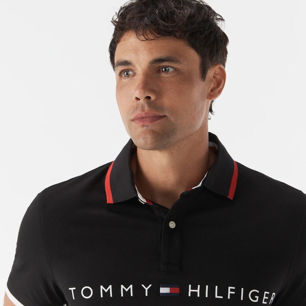 Tommy Hilfiger Men's Tomas Polo Shirt - Dark Sable