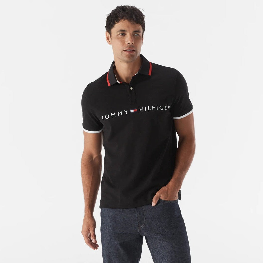 Tommy Hilfiger Men's Tomas Polo Shirt - Dark Sable