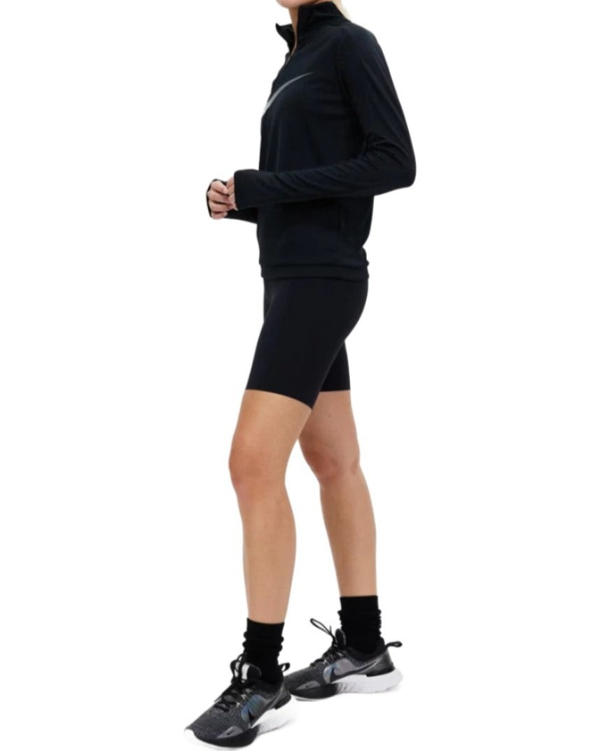 Nike Women Zenvy Gentle-Support High-Waisted 8 Biker Shorts - Black