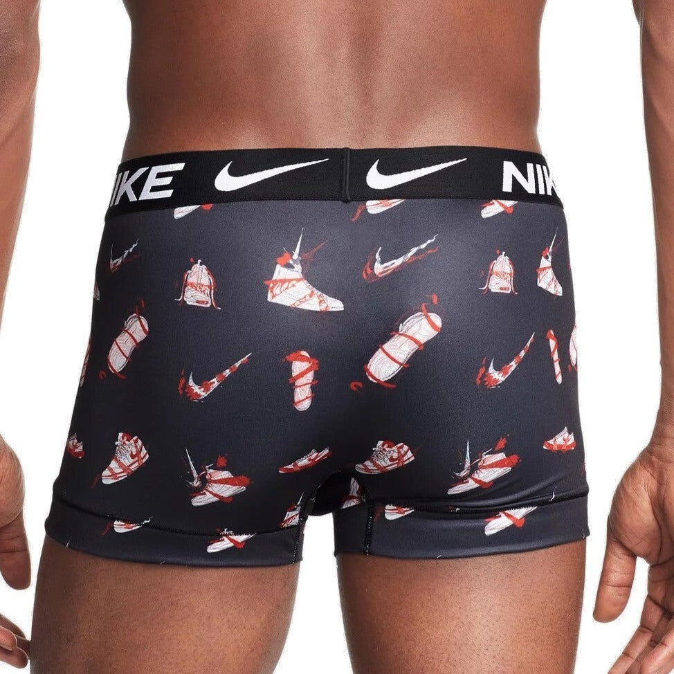 Nike Mens 3-Pack DRI-FIT Essential Micro Trunks - Sneaker Splash Print