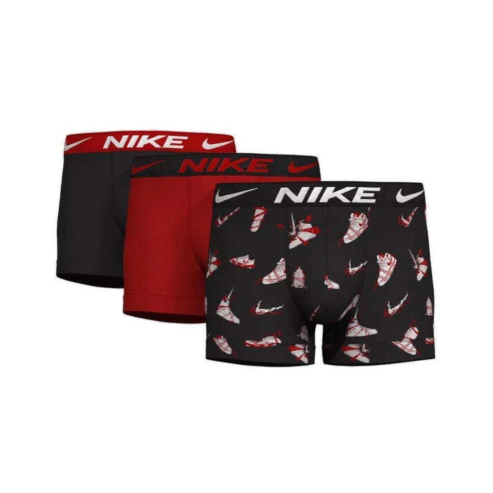 Nike Mens 3-Pack DRI-FIT Essential Micro Trunks - Sneaker Splash Print