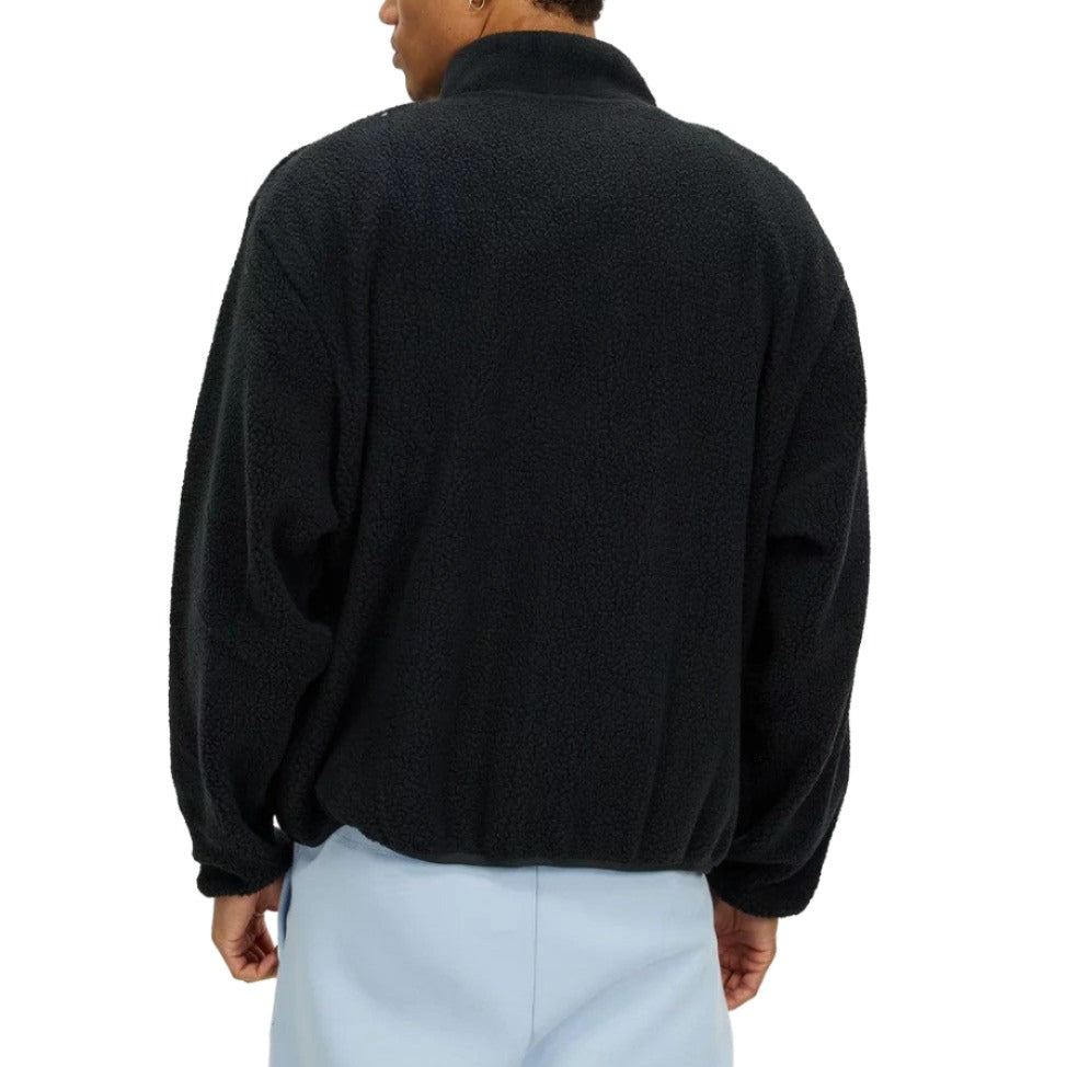 Nike Mens Sherpa Winter Jacket - Black & Midnight Navy