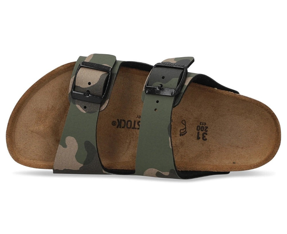 Birkenstock Kids' Arizona Regular Fit Sandals - Desert Soil Khaki