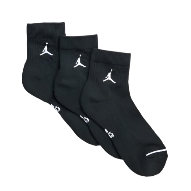 Nike Womens Mens Unisex Jordan Everyday Ankle Socks - Black/ White