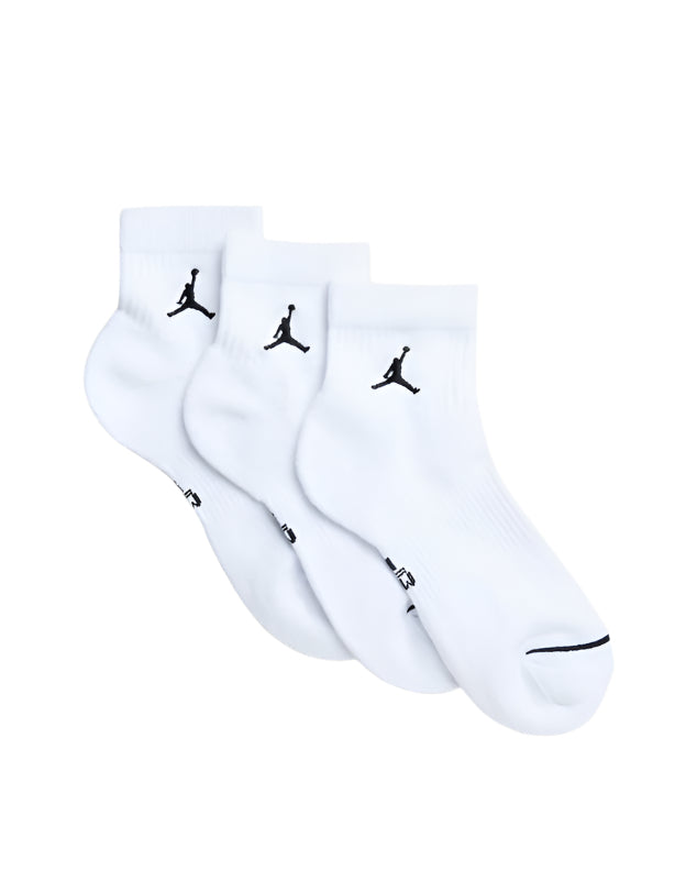 Nike Womens Mens Unisex Jordan Everyday Ankle Socks - White/ Black