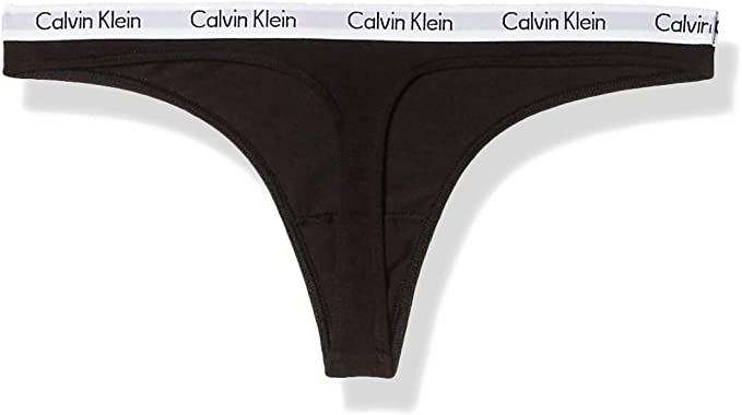 Calvin Klein Women's Signature Cotton 7 Pack Thong Underwear - Black/White/Grey