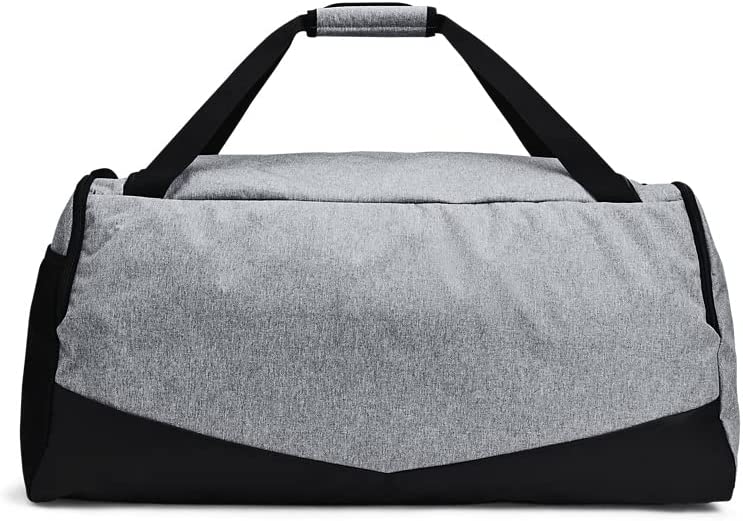 Under Armour Unisex Adult Undeniable 5.0 Duffle , Pitch Gray Medium Heather / Metallic Gold - Medium Size