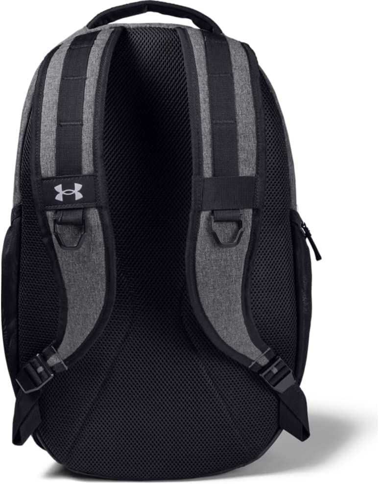 Under Armour Unisex Hustle 5.0 Backpack - Black/Graphite Medium Heather/Black