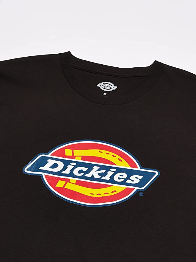 Dickies Men's Short Sleeve Regular Fit Logo Tee T-Shirts - Black