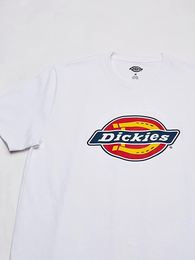 Dickies Men's Short Sleeve Regular Fit Logo Tee T-Shirts - White